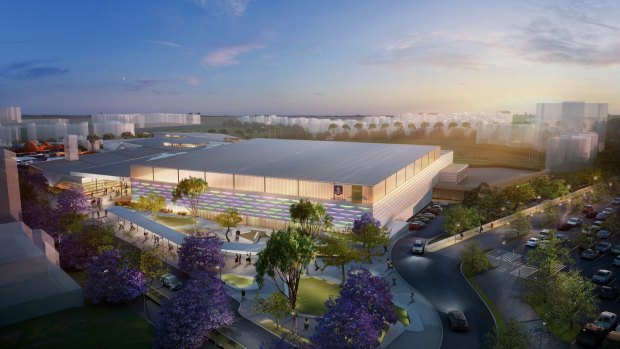 An artist's impression of the $109 million facility in the City of Cockburn. 