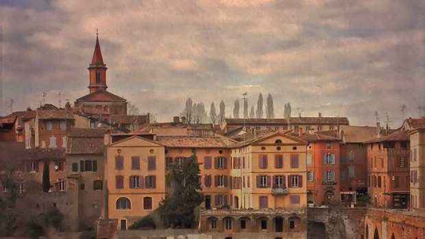 Albi's dramatic red-brick buildings.