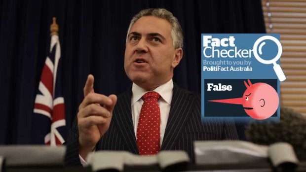 Shadow treasurer Joe Hockeys' claims there are an extra 20,000 public servants are false.