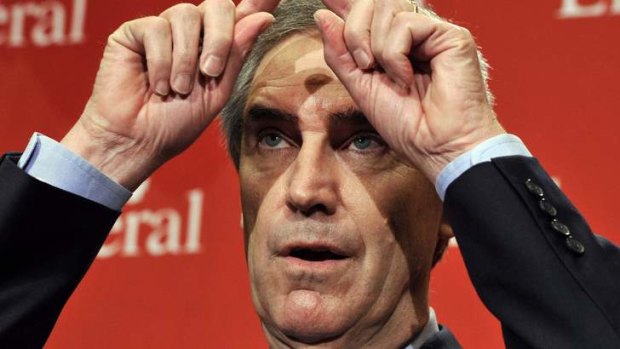 Canada's Liberal Party leader Michael Ignatieff announces his resignation in 2011.