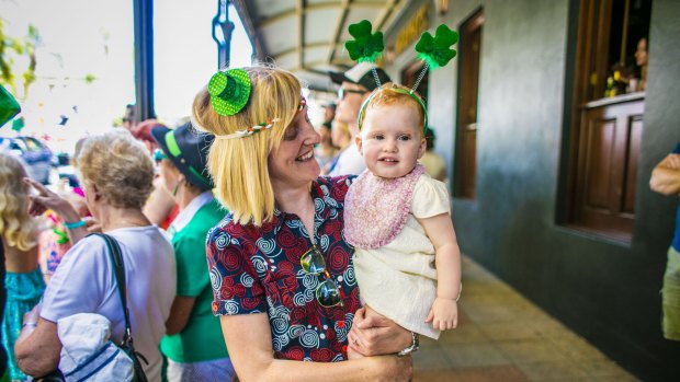 Brisbane got into the spirit of the annual Irish celebration on Saturday. 