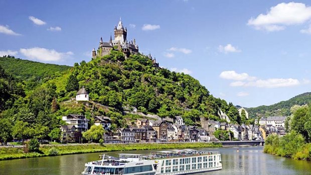 One of the largest river cruisers in Europe ... the Scenic Crystal.