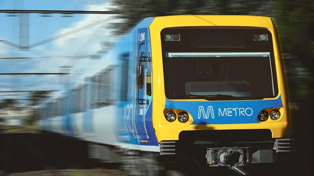 A Metro train.