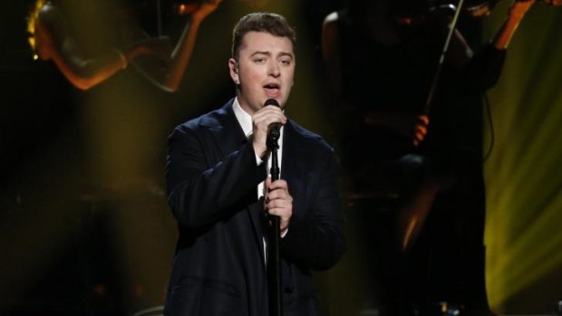 Not your usual pop idol? ... Sam Smith performs at the American Music Awards in November 2014.