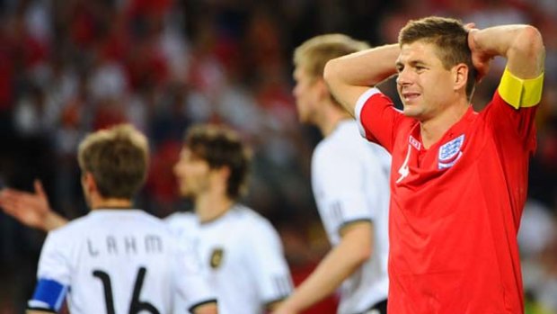 Lost to the better side ... England captain Steven Gerrard said his team did not deserve to win.