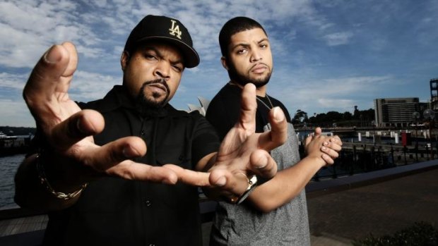 Rapper Ice Cube and his son O'Shea Jackson are in Sydney to promote the film <i>Straight Outta Compton</i>.