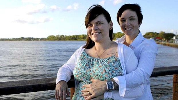 Gay couple Shannon and Suzanne Michaels are planning to register their civil union as soon as they can.
