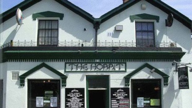 The Hobbit pub in Southampton.