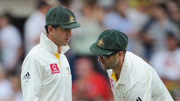 Shocked ... former Australian captain Ricky Ponting, left, has backed Simon Katich's criticism.