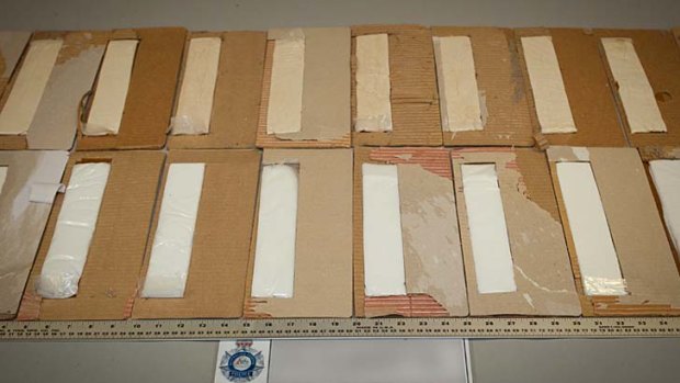 Worth $30 million ... the drugs were allegedly hidden in raisin boxes.
