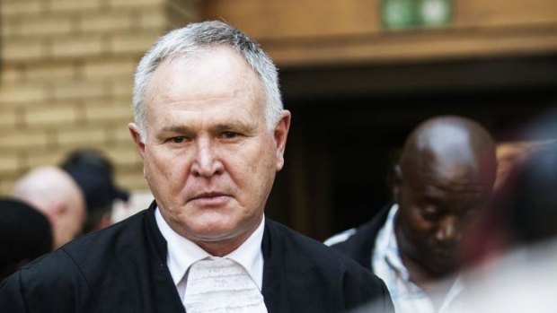 Successful so far ... Barry Roux, defence lawyer of South African Paralympic athlete Oscar Pistorius,
