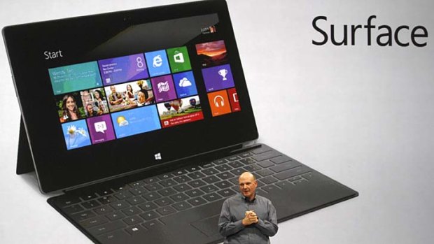 "Right now we are working real hard on the Surface" ... Microsoft CEO Steve Ballmer.