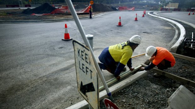 On track: Up to $80 billion in new roads spending could be unveiled in the budget this week.