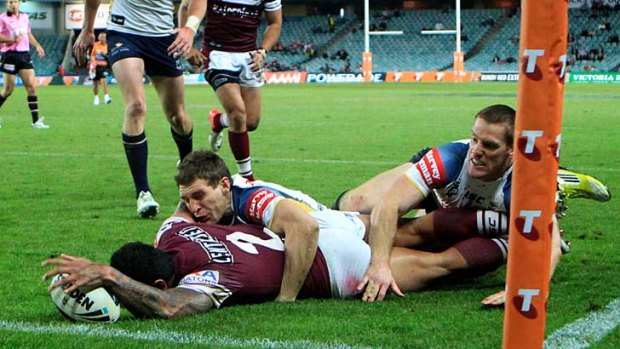 Try again ... contentious four-pointers like Jorge Taufua's try in this year's finals series may be consigned to the past.