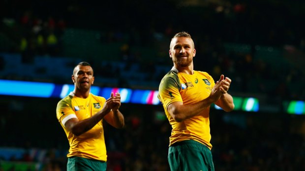 Clap your hands and say yeah: Time to get on the Wallaby bandwagon with Kurtley Beale and Matt Giteau.