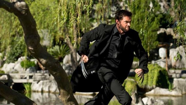 Descends to violence: Hugh Jackman in <i>The Wolverine</i>.