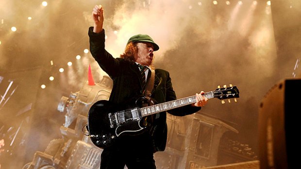 AC/DC, formed by Angus Young (above) and his brother Malcolm, has previously refused to release music through iTunes.