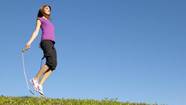 Natural high &#8230; introduce more jumping to your exercise regime.