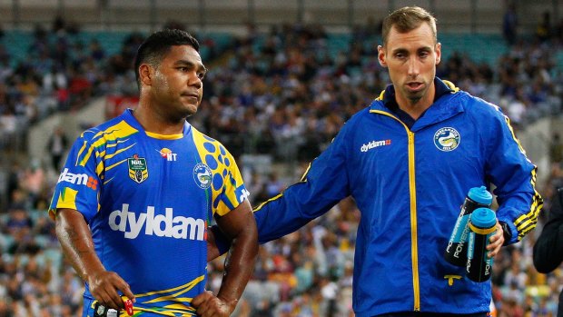 Ushered out: Chris Sandow was shown the door by the Eels.