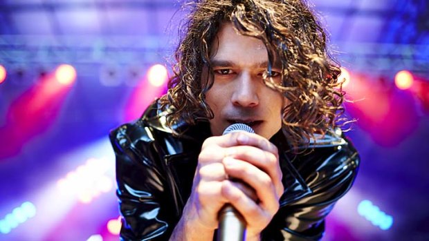 What you need: Luke Arnold as Michael Hutchence in <em>INXS: Never Tear Us Apart</em>.