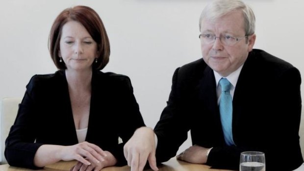 Tortured by a ghastly dilemma in deciding whether or not to topple Kevin Rudd's leadership: Julia Gillard.
