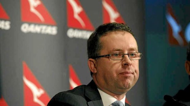 Qantas chief executive Alan Joyce, who has been pushing for financial assistance from the Abbott government.