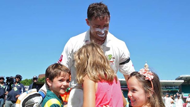 Can spend time with the family this summer earlier than expected ... Michael Hussey.