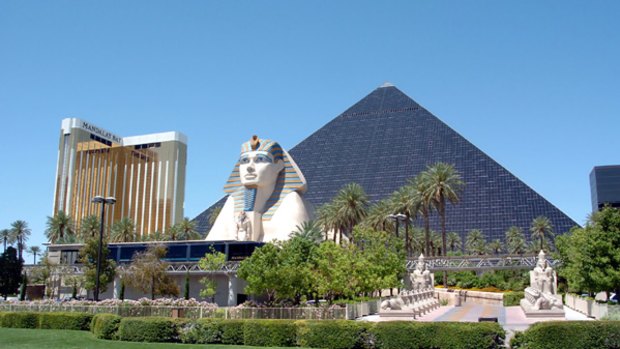 The Luxor, Las Vegas' meretricious homage to ancient Egypt