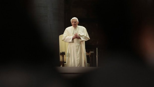 Pope Benedict XVI at the Vatican last week.