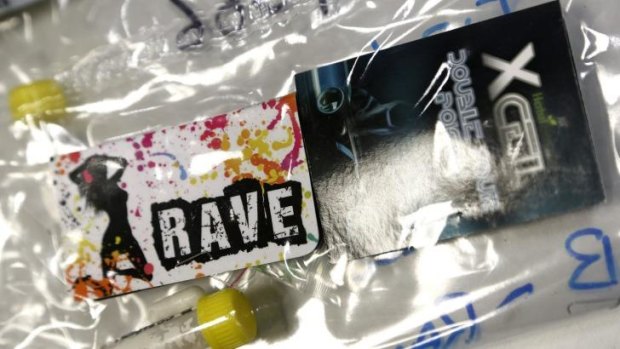 Concerns: An example of seized synthetic drugs in Canberra last year.