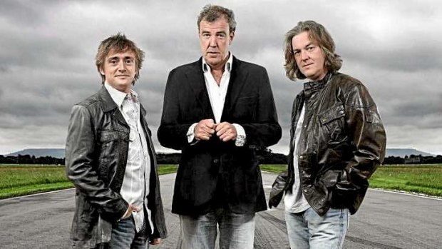 <i>Top Gear </i>presenters Richard Hammond, Jeremy Clarkson and James May.