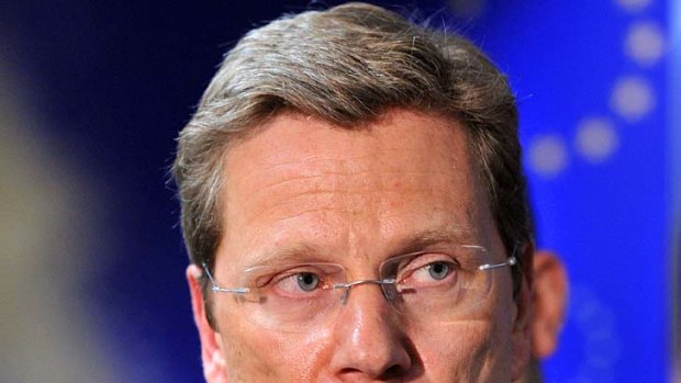 Concerns ... the German Foreign Minister, Guido Westerwelle.