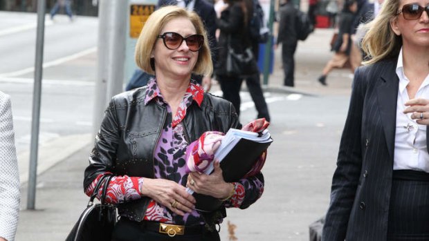 Gai Waterhouse on her way to front the Racing NSW investigation into the More Joyous saga last May. Waterhouse has been cleared over the incident.