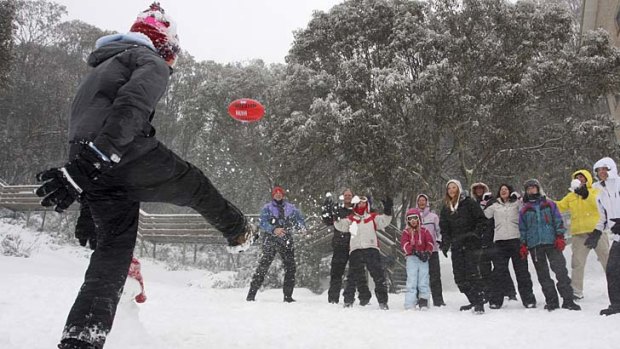 On grand final day, 2009, Victorian snowfields had around 20cm of new snow with temperatures dropping to -4C, with a windchill of-10C.