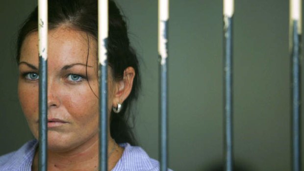 Schapelle Corby waits in her cell before her trial in 2005.