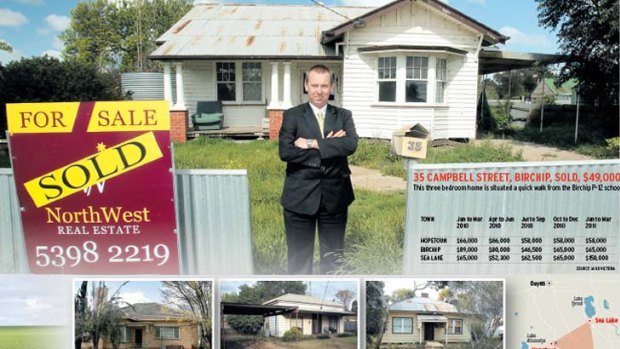 Homes are going cheap in the Mallee.