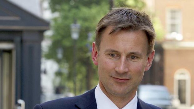 Jeremy Hunt ... warned the British PM about blocking the Murdoch bid for BSkyB.