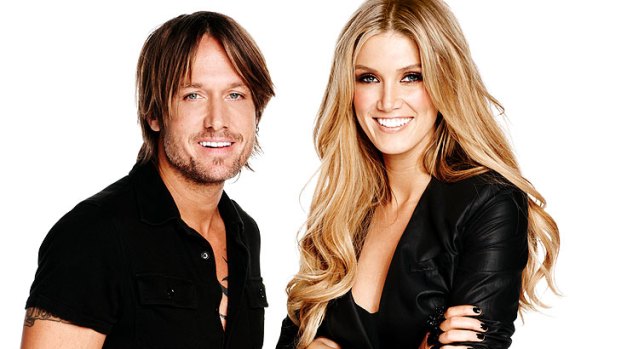 'I'm only here with the best intentions,' says Delta Goodrem (right), pictured with fellow <i>Voice</i> judge Keith Urban.