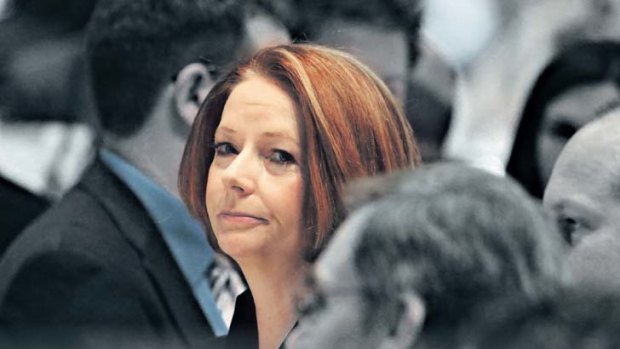 Prime Minister Julia Gillard ... is far more unpopular than Rudd was at the time he rolled.