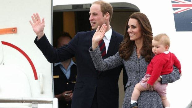 All eyes were on George at the royal public outings. 