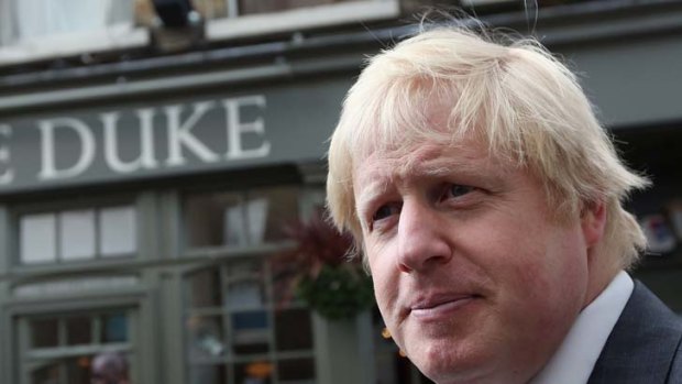 Anti-gay uproar ... Mayor of London, Boris Johnson.