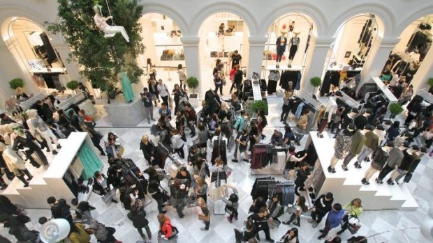 More than 1.7 million people had patronised the first Australian H&M store in less than 20 weeks.