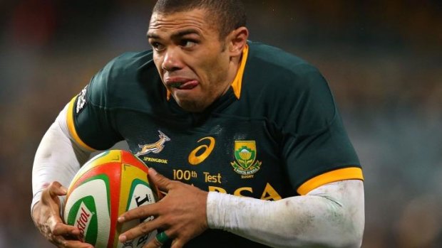 Bryan Habana saw yellow in Perth last week for a high tackle on Adam Ashley-Cooper.