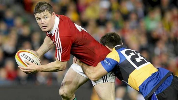 Resentful: Brian O'Driscoll was dumped from the Lions team for the deciding Test against Wallabies.