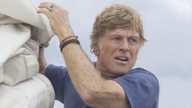 Not a lot of script ... Robert Redford in <i>All is Lost</i>.