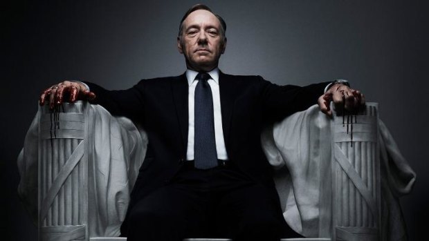 He's back: Kevin Spacey as Frank Underwood will come to Netflix in February.