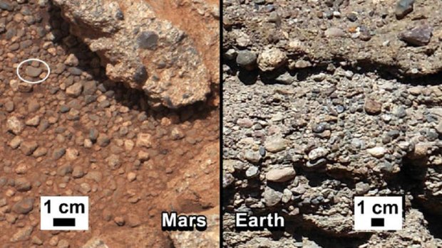 mars rover scooping dirt