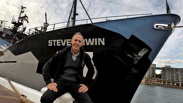 New direction &#8230; the former Greens leader Bob Brown joined the crew of the Sea Shepherd, Steve Irwin, on a recent trip off the coast of Western Australia.