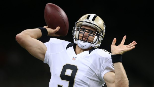 Ageing quarterback: Drew Brees and the New Orleans Saints will struggle this season.