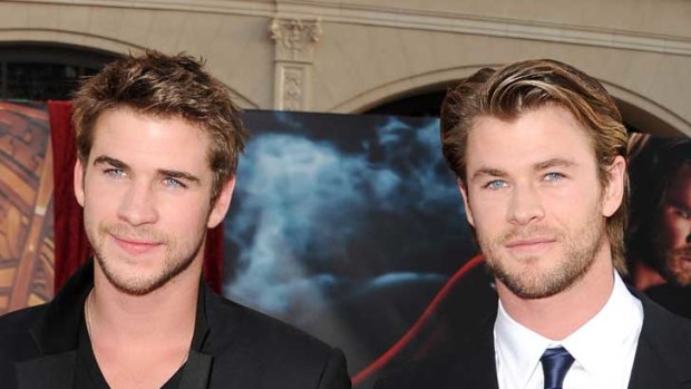 Blockbuster brothers ... Liam, left, and Chris have clinched a string of hit movie roles.